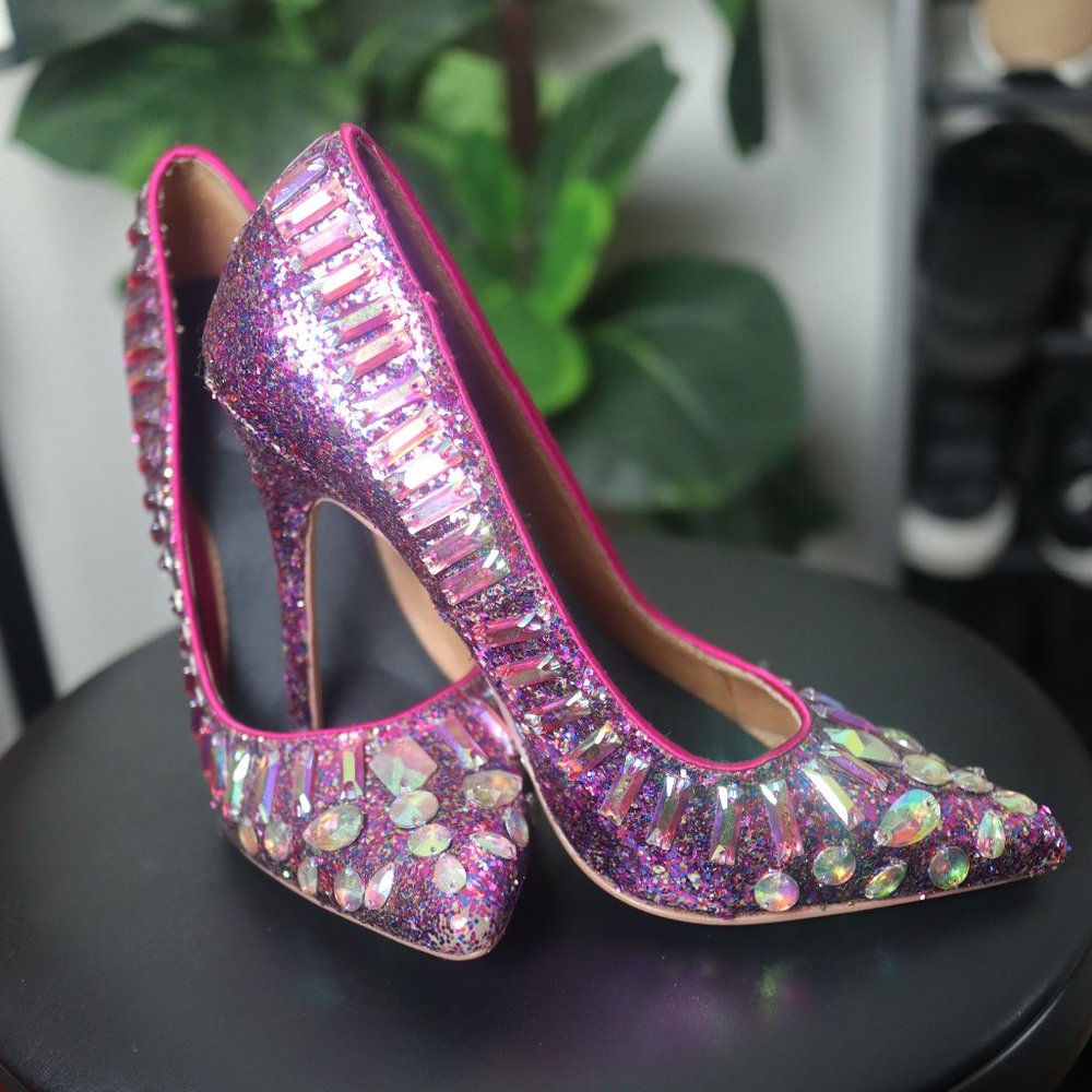 Steve Madden Bedazzled Pumps
